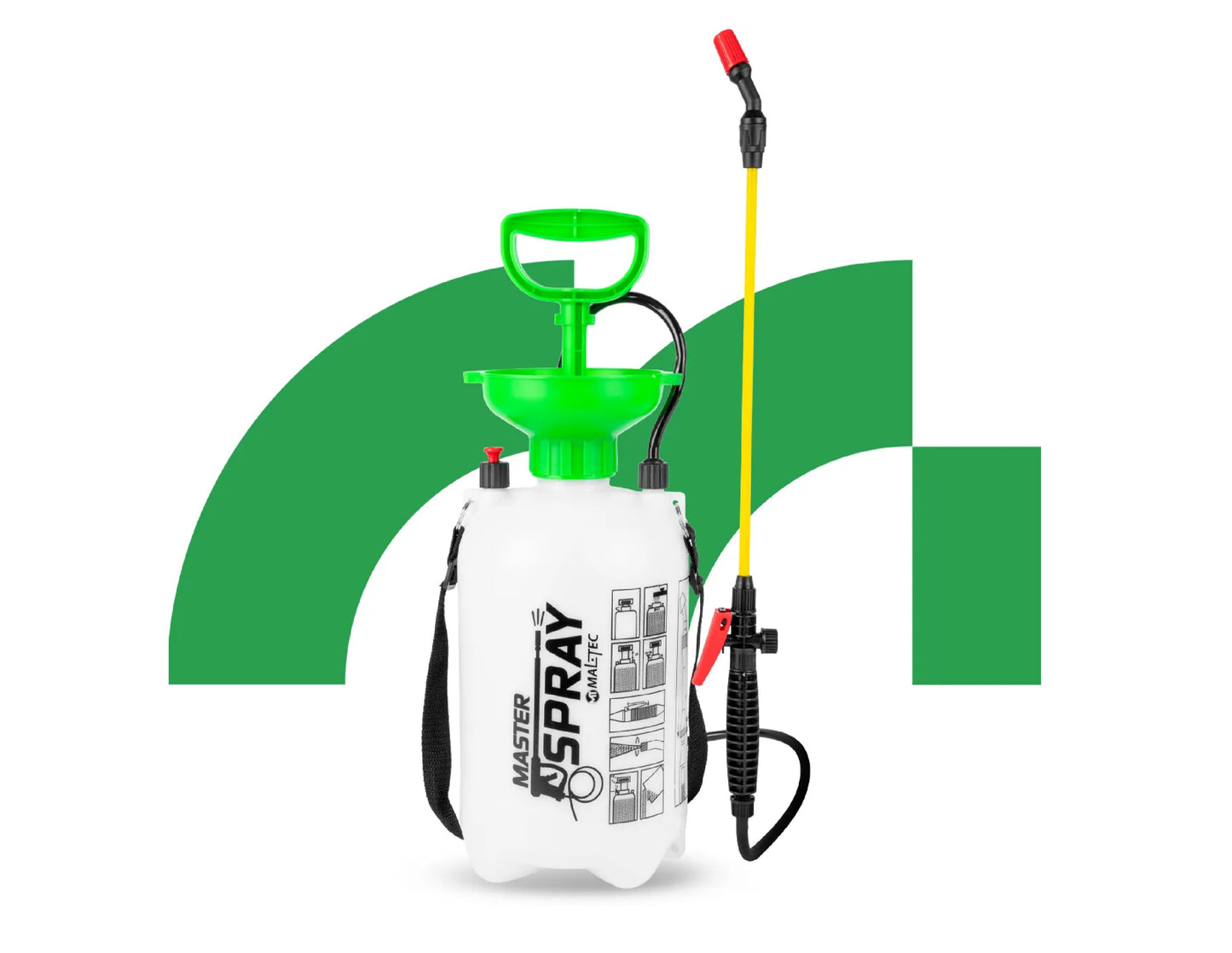 Pulverizator manua de gradina MasterSpray5L cu lance, capacitate 5 l, MalTec 111437