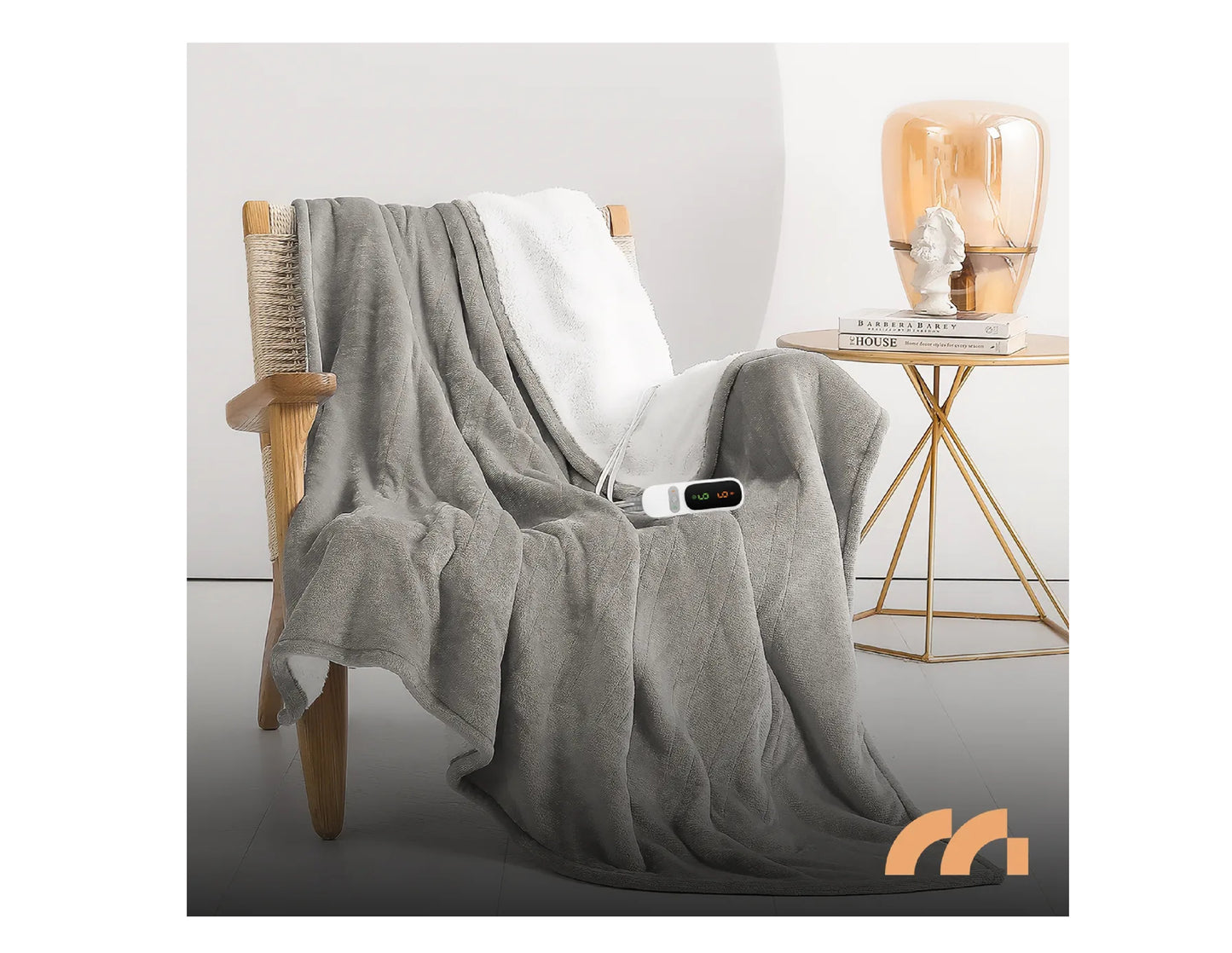 Patura electrica cu temporizator si telecomanda, 180 x 160 cm, MalTec 112007