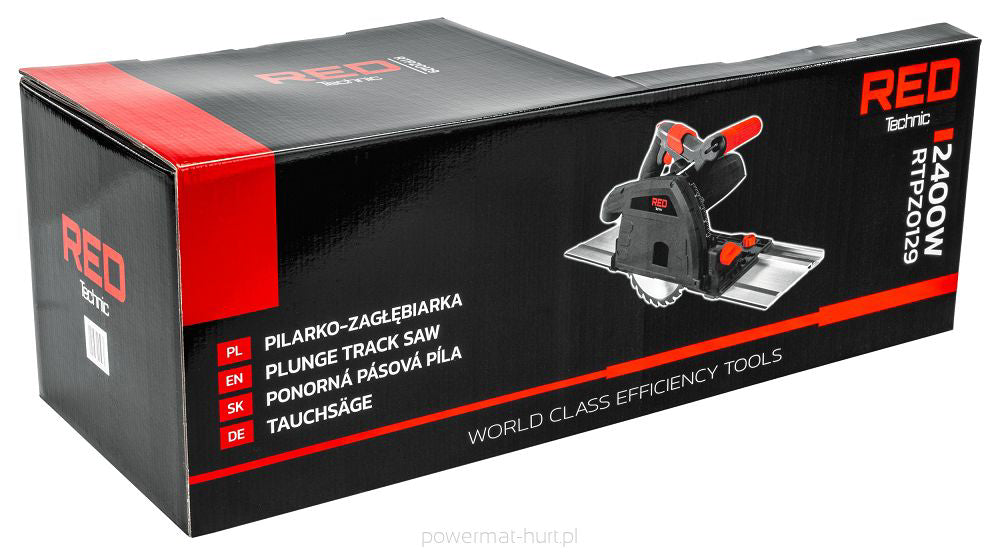 Fierastrau circular, 2400 W, 5200 rpm, Red Technic RTPZ0129