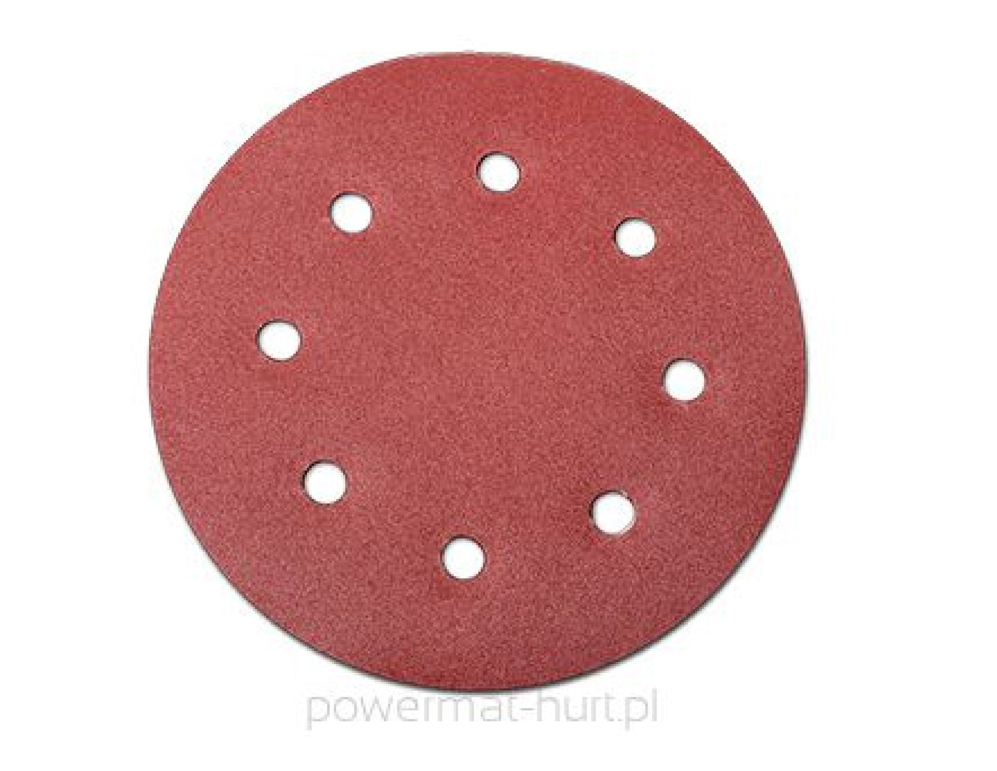Disc pentru slefuit cu 8 gauri, P240, 190 mm, Powermat PM0528