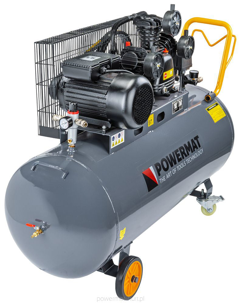 Compresor de aer industrial PM-KO-200T-230V, 200 l, Powermat PM1307