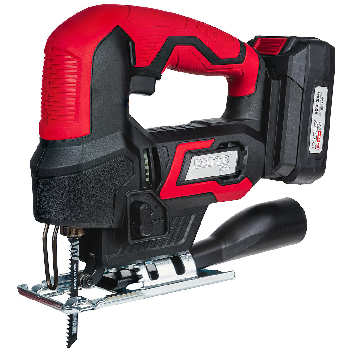 Fierastrau pendular cu prindere rapida cu acumulator RDP-KJS20, 80 mm, 2 Ah, Raider 030178