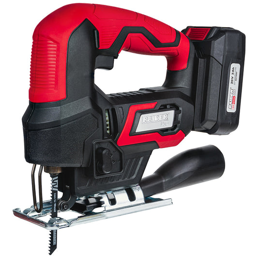 Fierastrau pendular cu prindere rapida cu acumulator RDP-KJS20, 80 mm, 2 Ah, Raider 030178