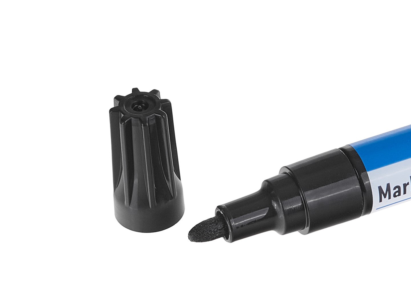 Set markere permanente cu ulei, negru, 24 elemente, Geko G29026A