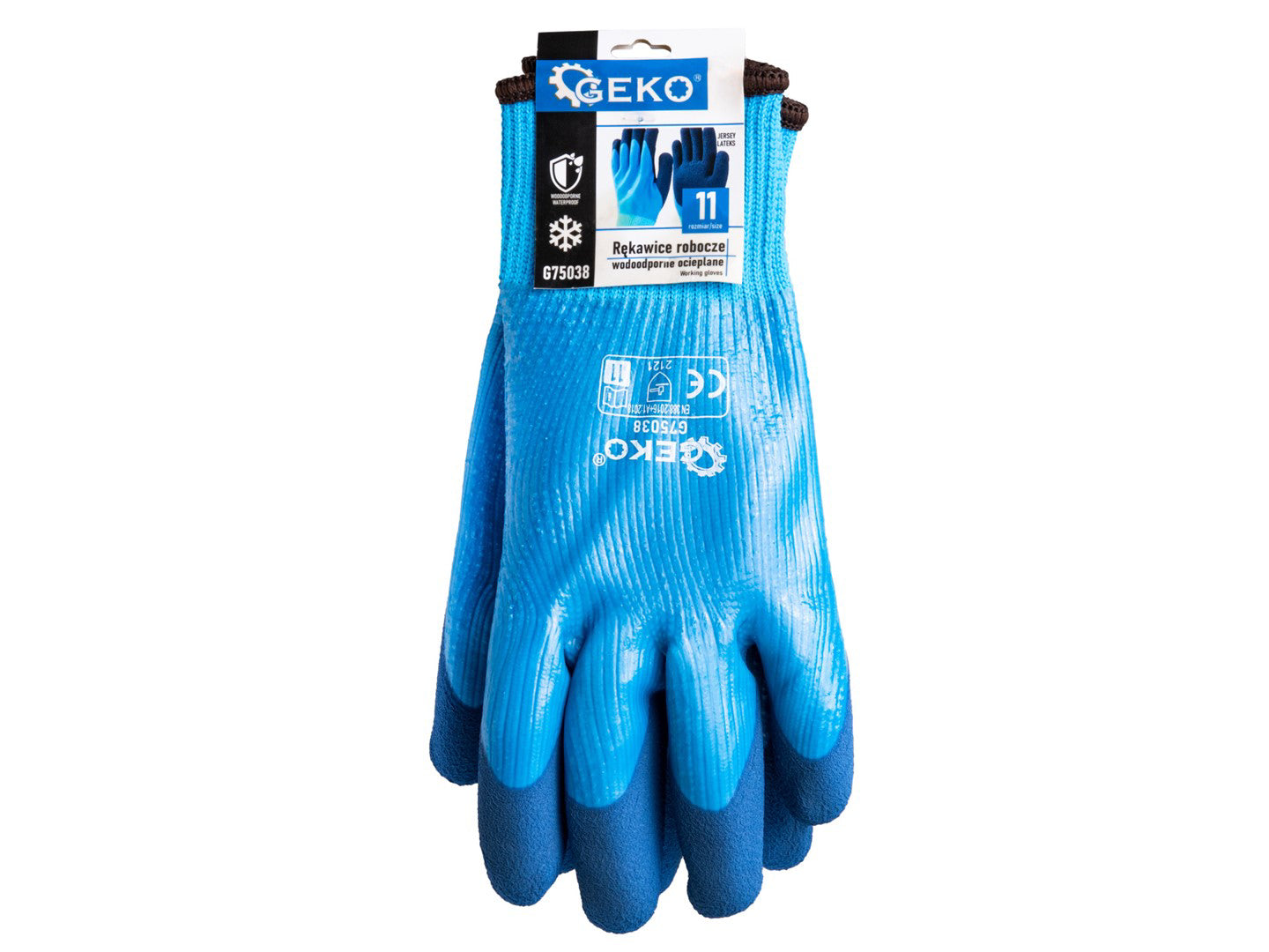 Manusi de lucru impermeabile izolate, tricotate, marimea 11, Geko G75038