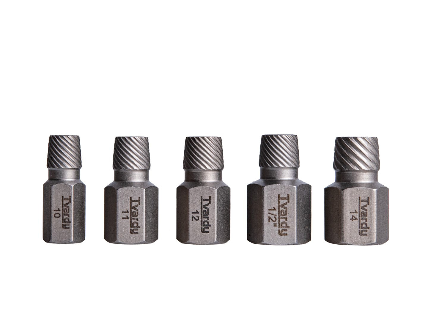 Set extractoare suruburi rupte, Cr-Mo-15 elemente, Tvardy T00065