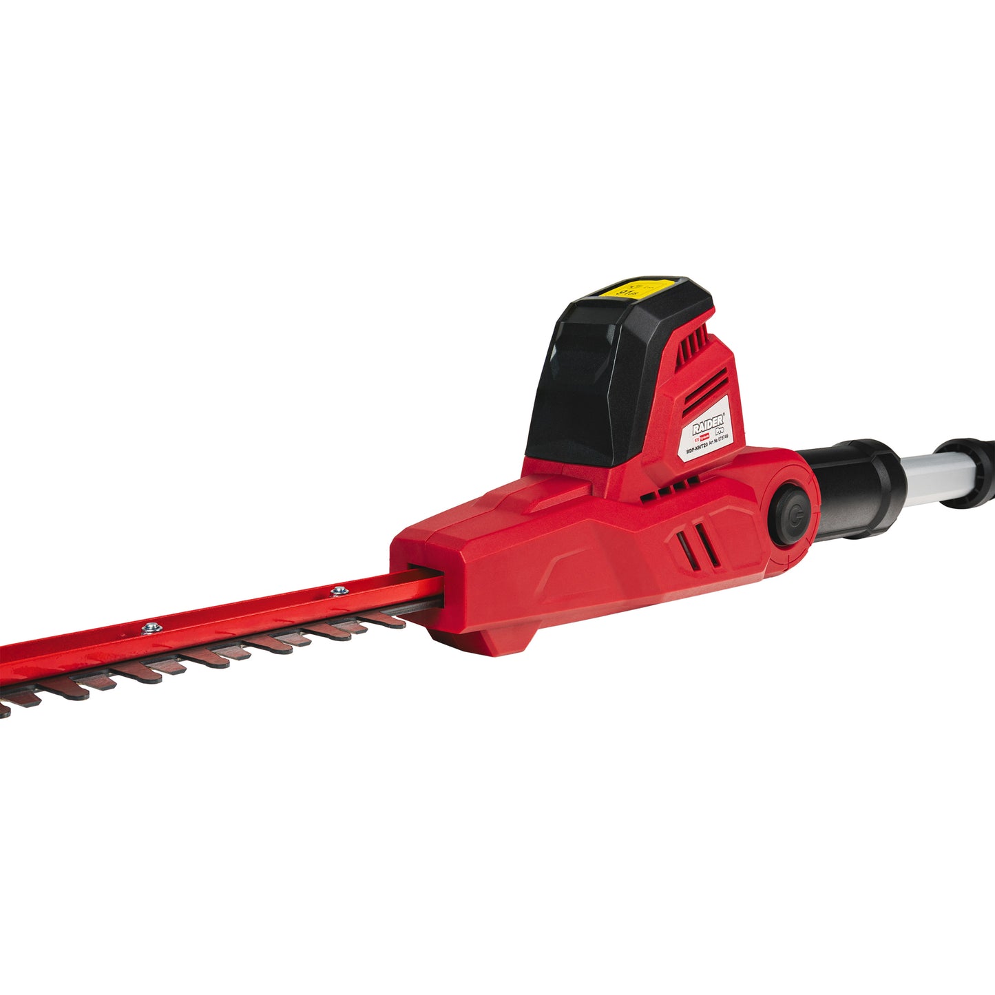 Trimmer pentru gard viu cu acumulator RDP-KHT20, 2.4 m, 430 mm, 18 mm, 2 Ah, Raider 075749