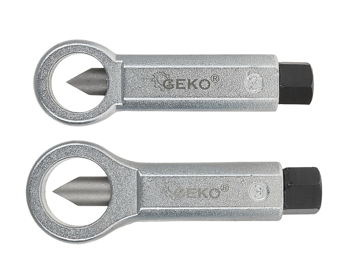 Set extractoare suruburi piulite si stifturi rupte, 26 elemente, Geko G30036