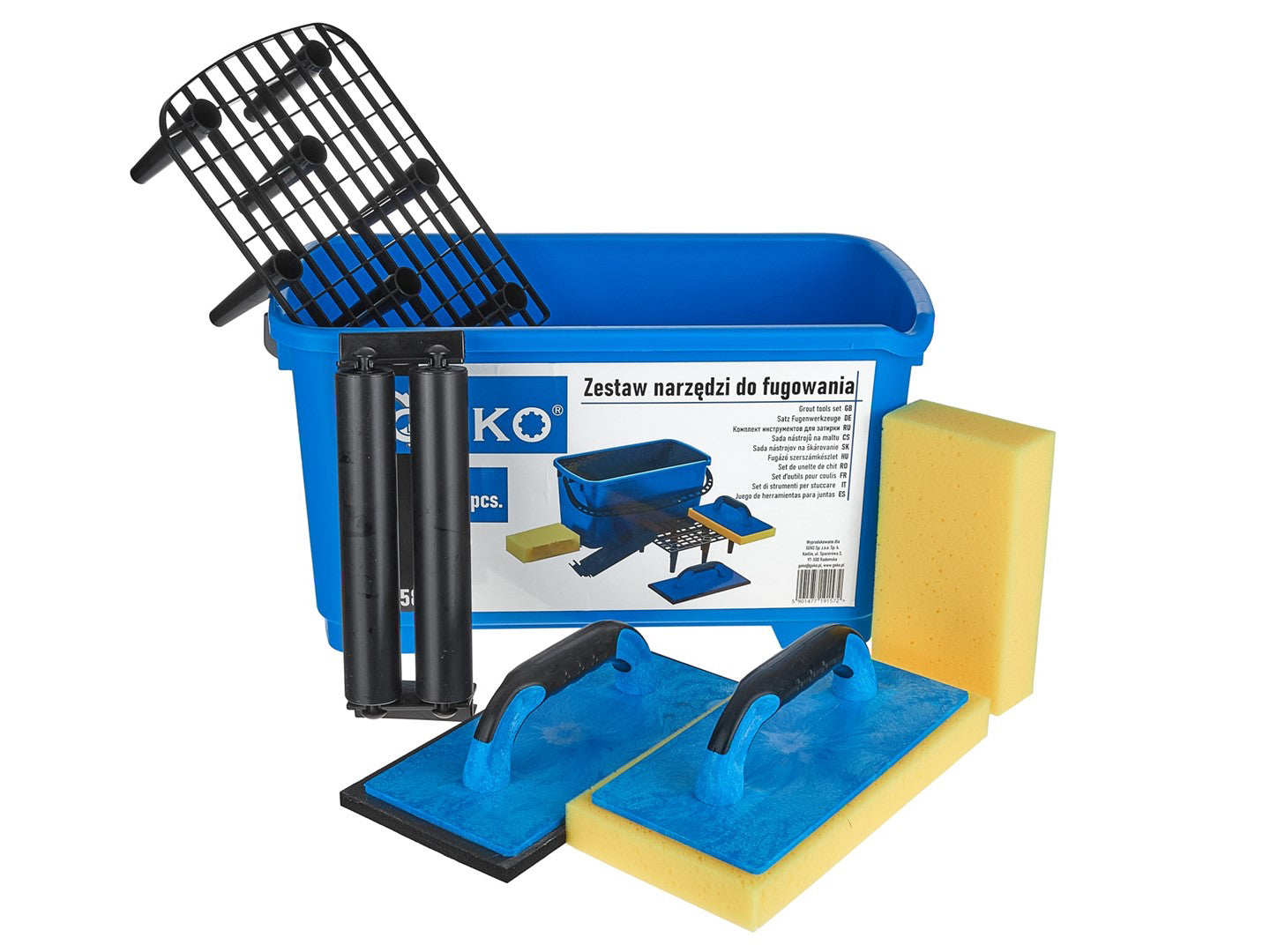 Set unelte pentru chituire, 6 elemente, Geko G30158