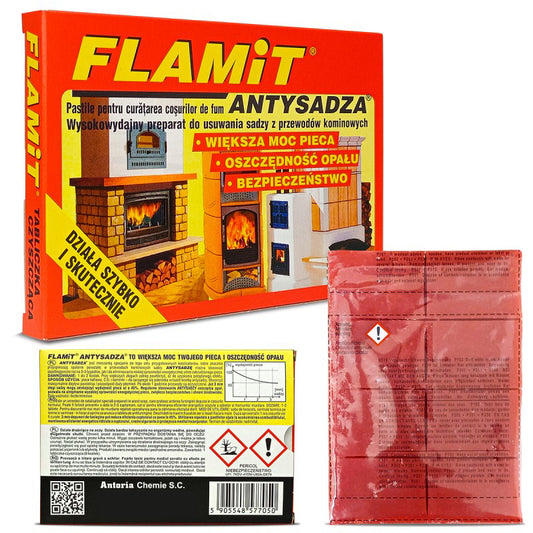 Tablete pentru curatare cosuri de fum, seminee, sobe, Flamit ANT0010