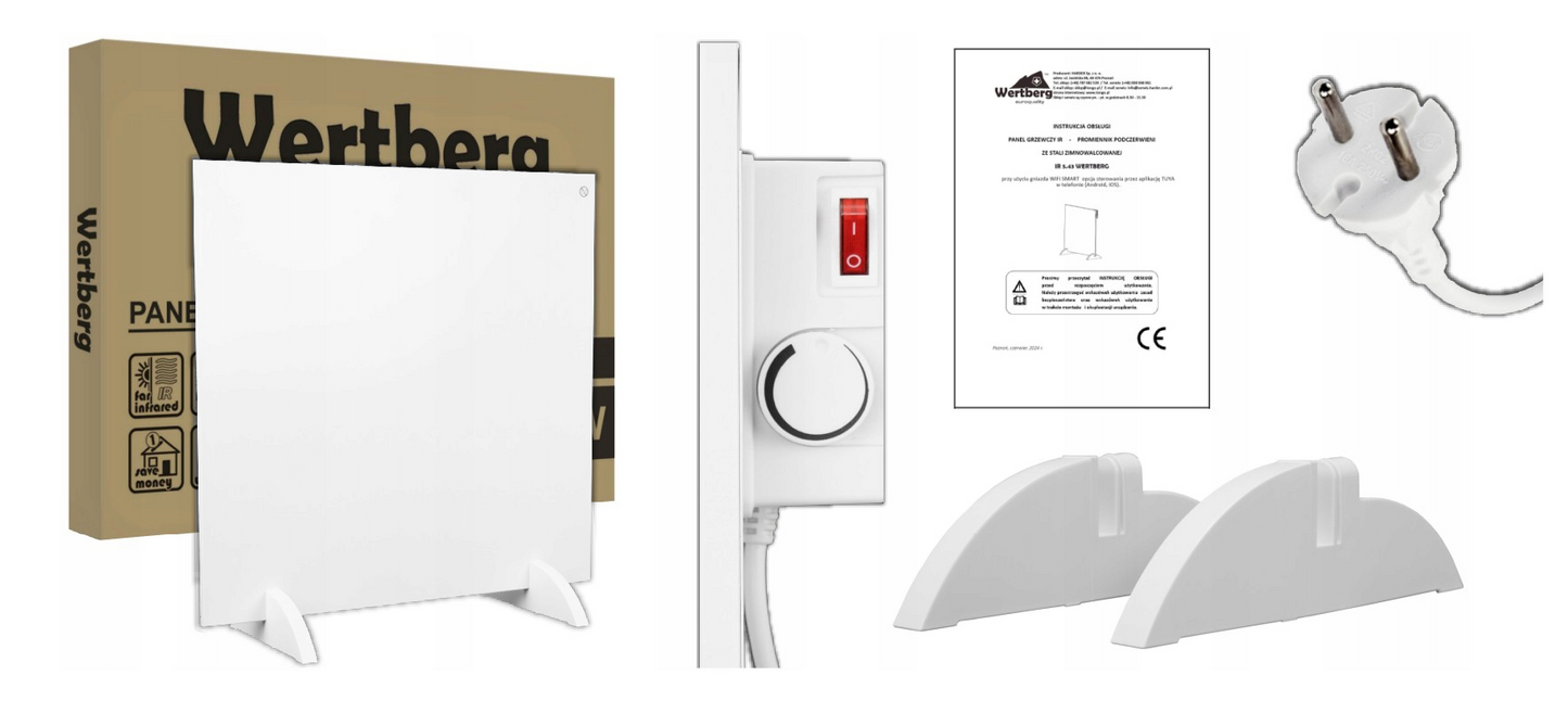 Panou de incalzire din metal Wertberg IR 5.43, 425 W, Harder HD0129
