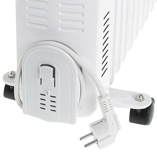 Radiator ulei cu telecomanda, 13 elementi, 2500 W, Adler AD7826