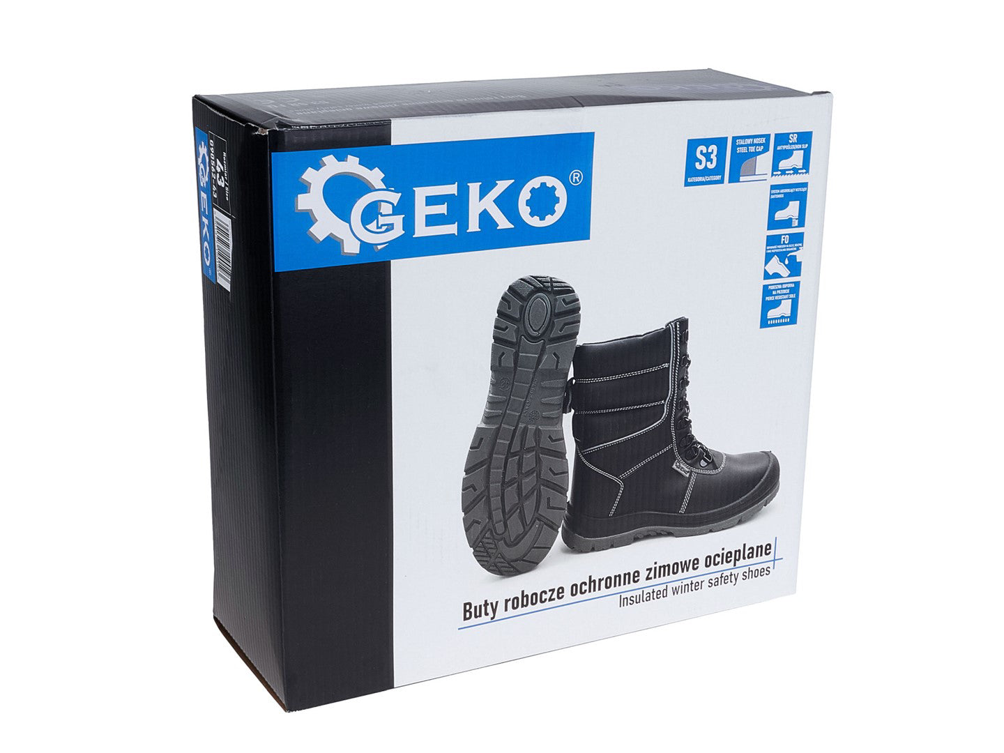 Pantofi de lucru izolati de iarna  S3 SR FO, marimea 45, Geko G90562-45