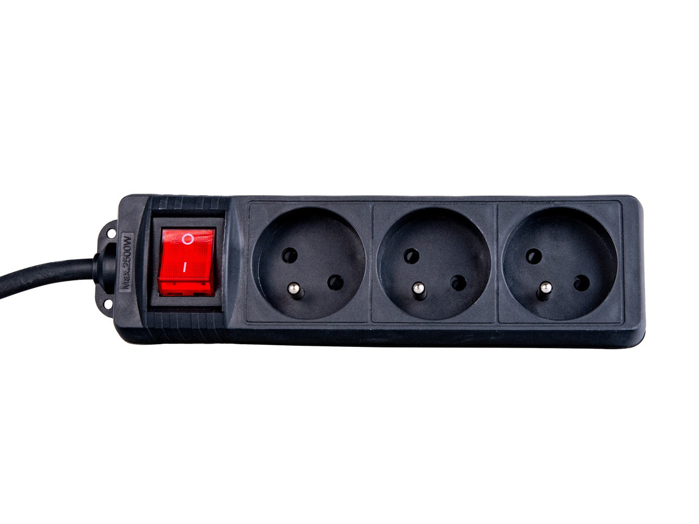 Prelungitor electric cu 3 prize, 3 m, negru, Keltin K00245B-C