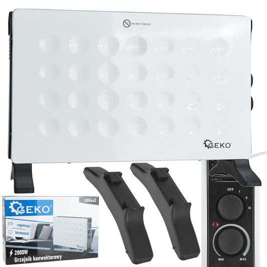 Convector de caldura cu suport, 2kW, Geko G80443