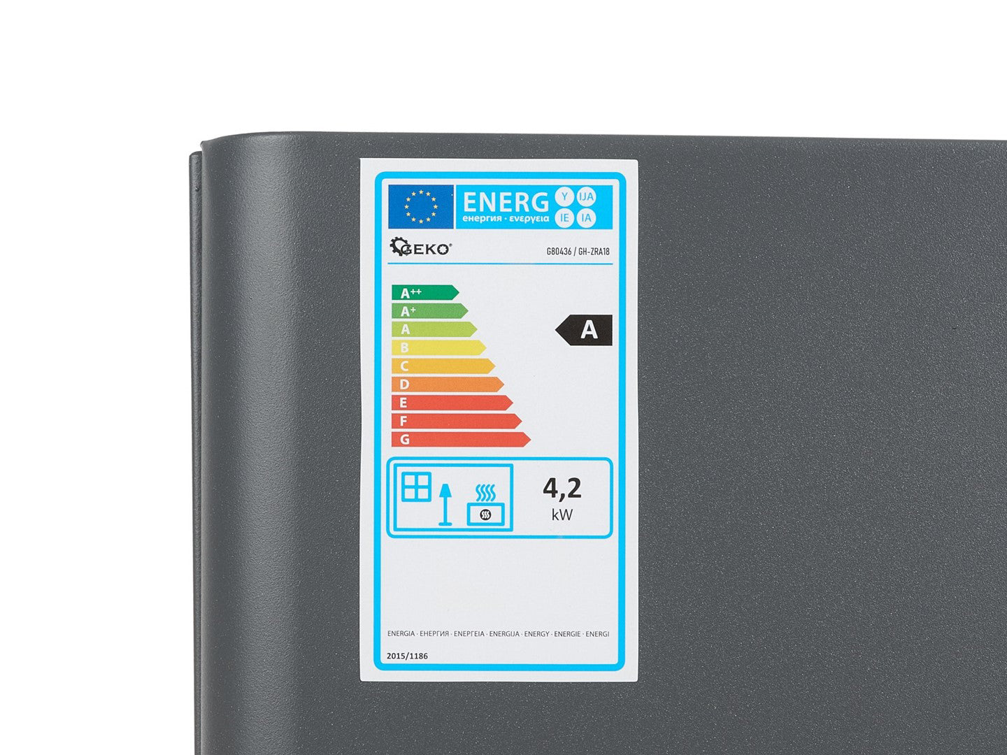 Incalzitor pe gaz cu reductor si furtun, 4.2 kW, Geko G80436