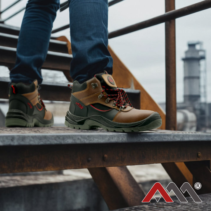 Bocanci de lucru BTCRH cu varf de otel, piele granulata Crazy Horse, marimea 43, Artmas ART603011