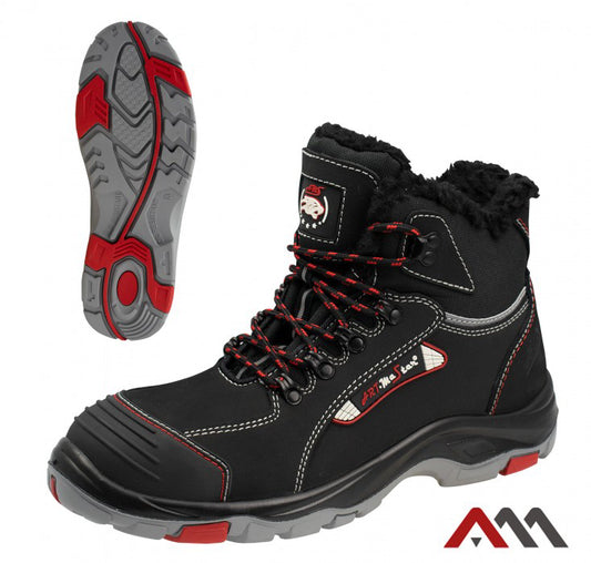 Bocanci de protectie cu varf din otel BTNRED OC S1, marimea 42, Artmas ART603016