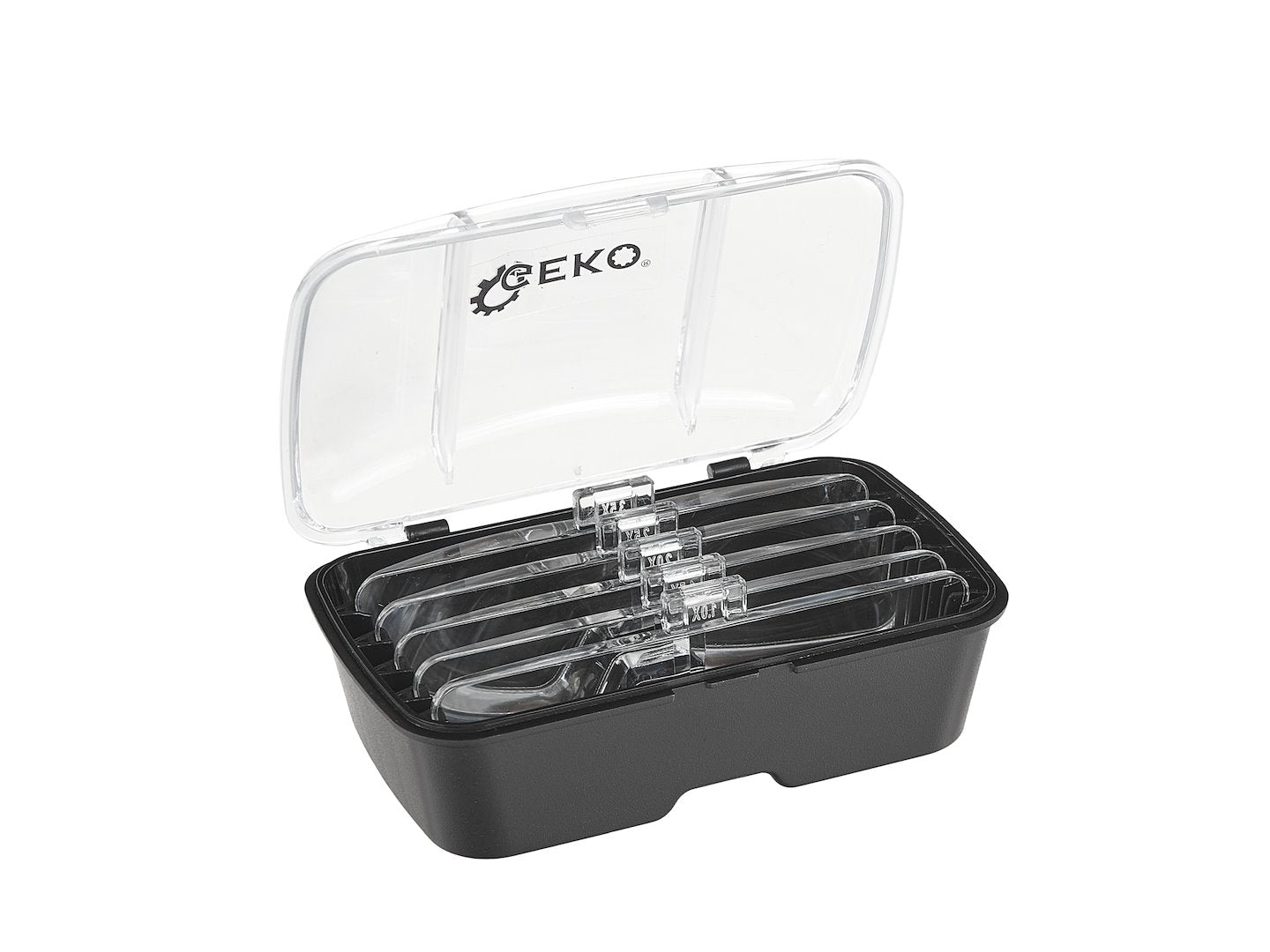 Set lupa de cap cu iluminare LED, 5 seturi lentile, Geko G03219