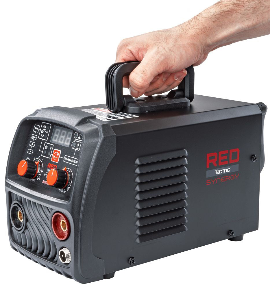 Aparat de sudura tip invertor, FCAW FLUX / MMA / TIG-LIFT, 200 A, Red Technic RTMSTF0113