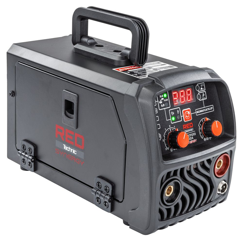 Aparat de sudura tip invertor, FCAW FLUX / MMA / TIG-LIFT, 200 A, Red Technic RTMSTF0113
