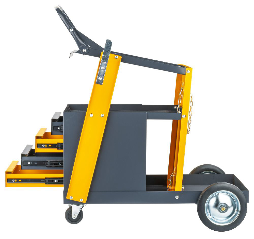 Carucior de sudura cu 4 sertare, capacitate maxima 100 kg, Powermat PM1315