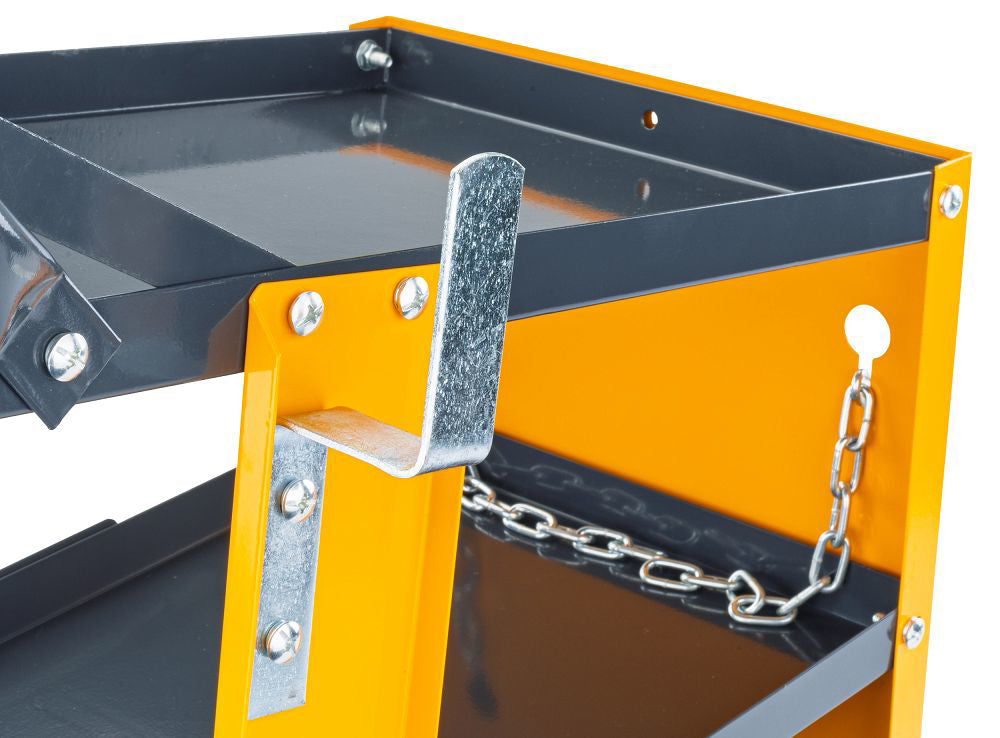 Carucior de sudura cu 4 sertare, capacitate maxima 100 kg, Powermat PM1315