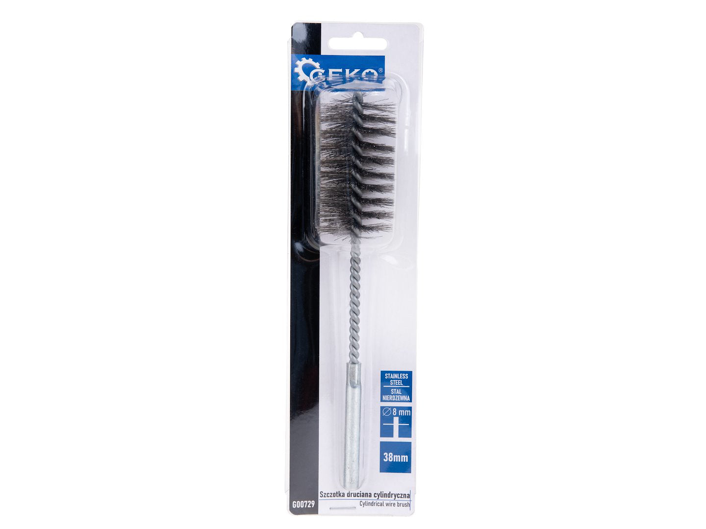 Perie de sarma cilindrica pentru bormasina, 38 mm, Geko G00729