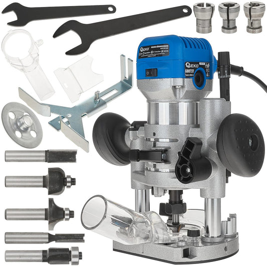 Masina de frezat cu viteza reglabila, 710 W, Geko G80737