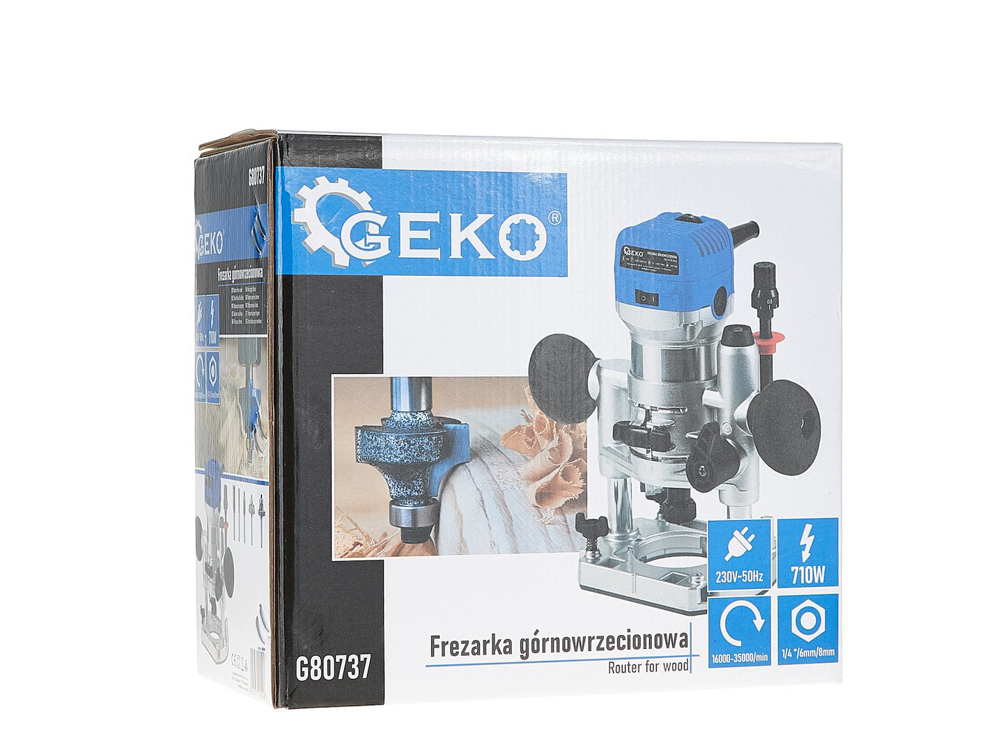 Masina de frezat cu viteza reglabila, 710 W, Geko G80737