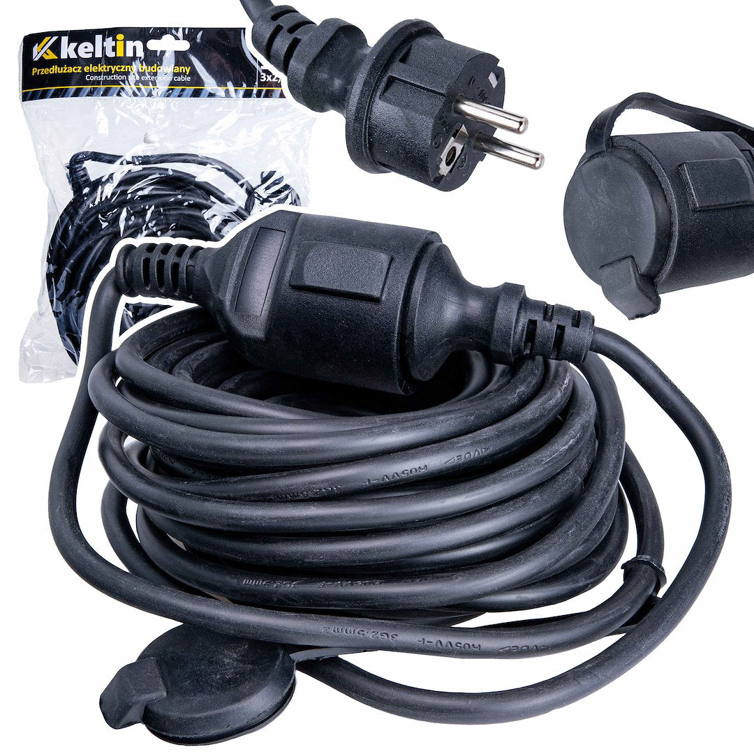 Prelungitor electric pentru constructii, 10 m , IP44, Keltin K00220