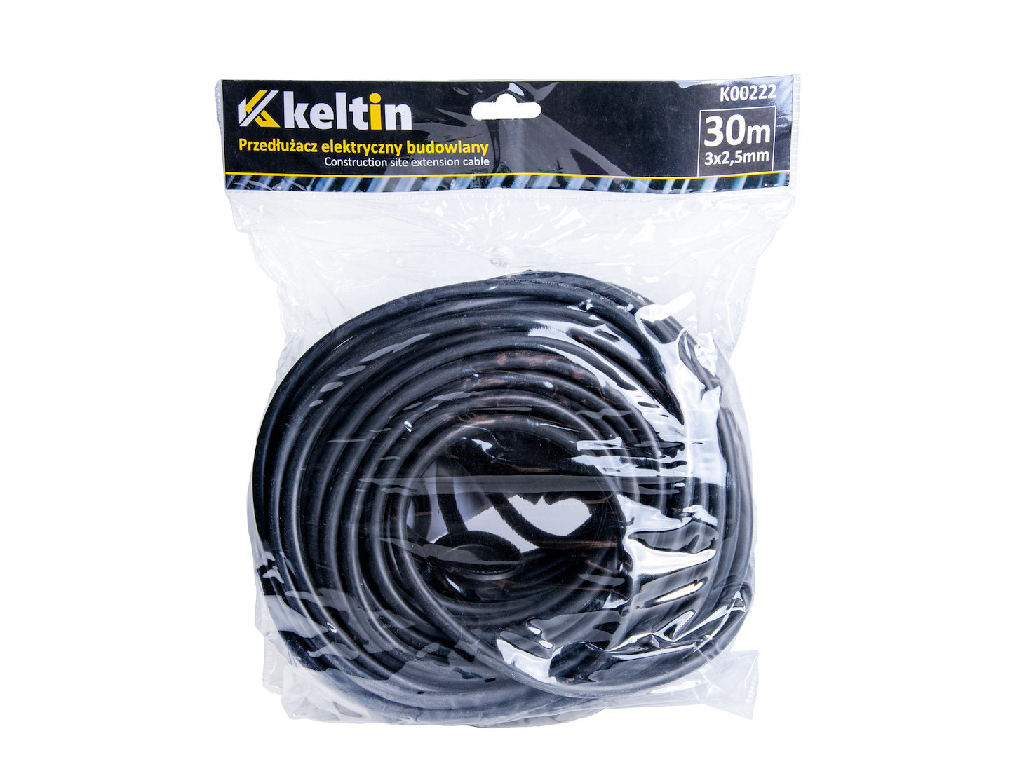 Prelungitor electric pentru constructii, 30 m, IP44, Keltin K00222