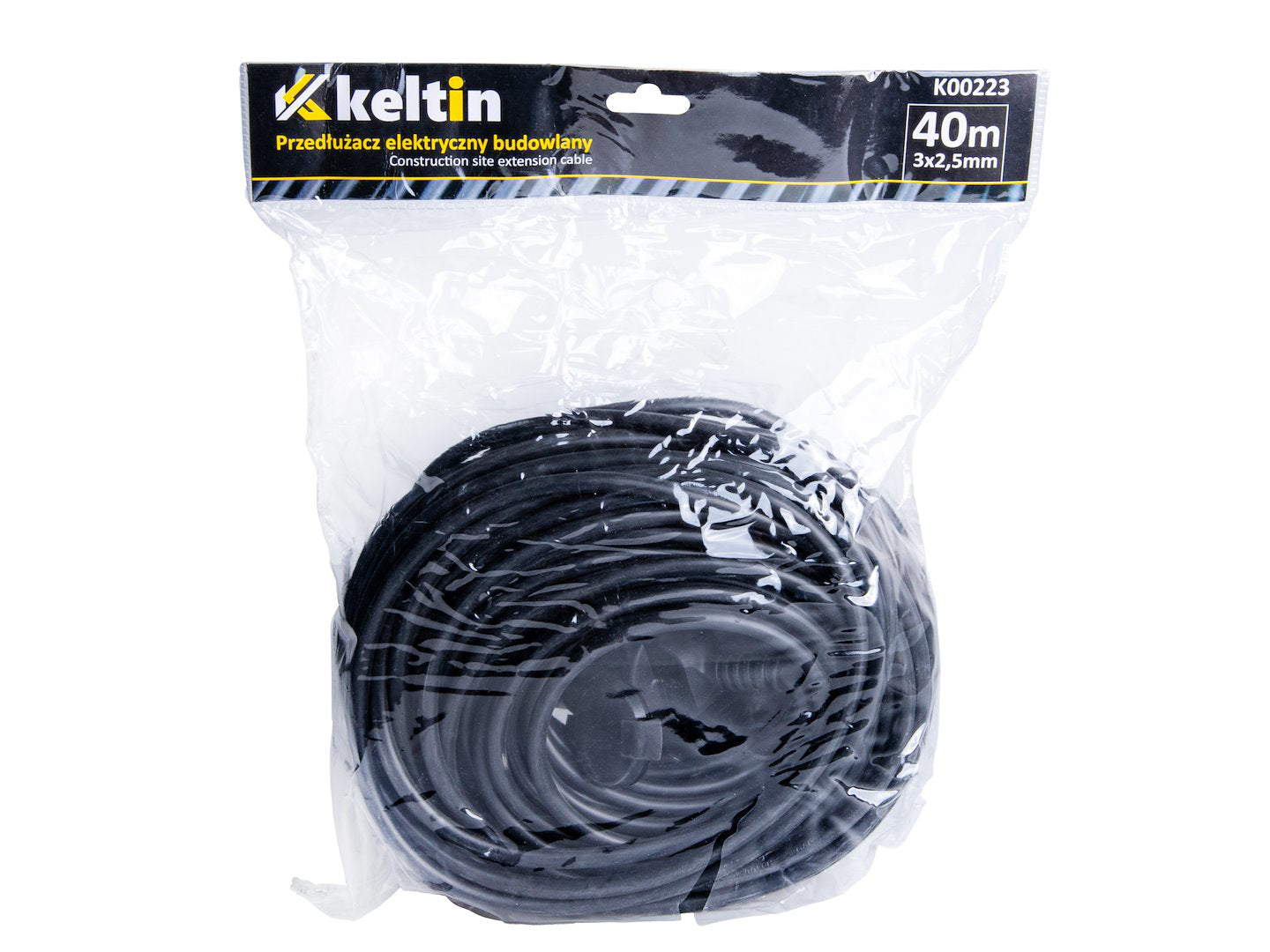 Prelungitor electric pentru constructii, 40 m, IP44, Keltin K00223