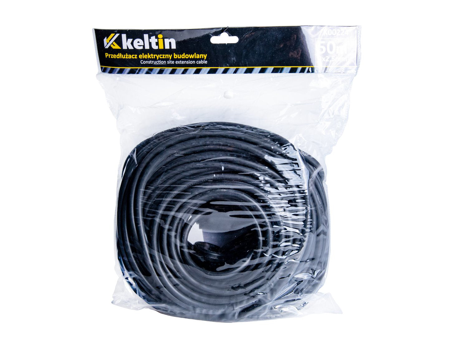 Prelungitor electric pentru constructii, 50 m, IP 44, Keltin K00224