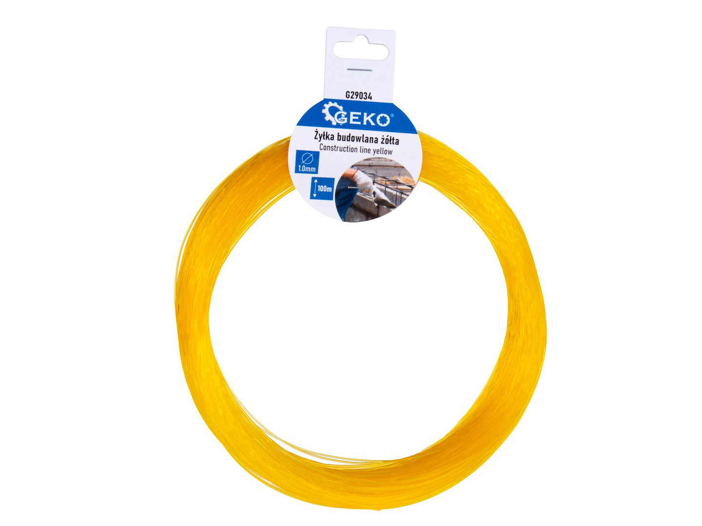 Snur de constructie, 1 mm x 100 m, Geko G29034