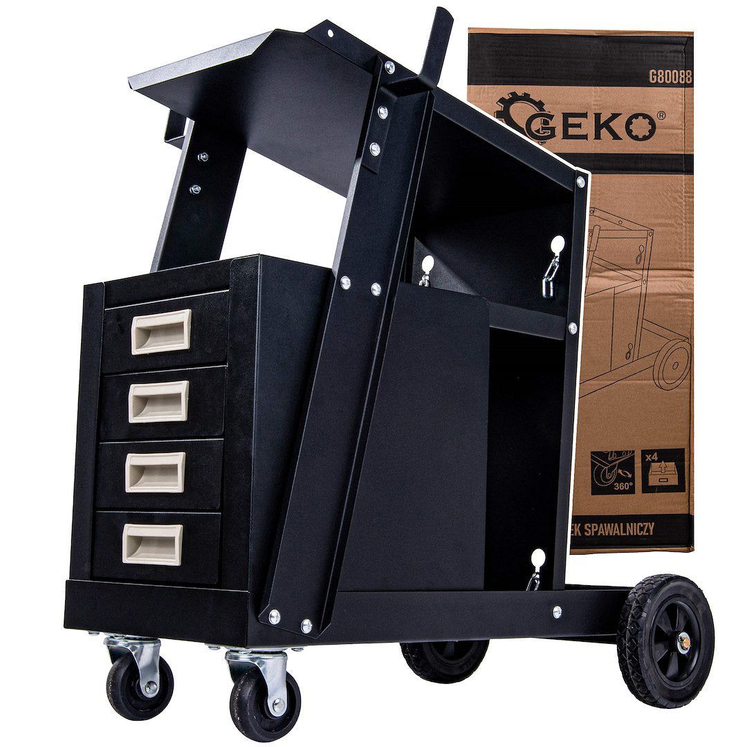 Carucior de sudura movil cu 4 sertare, Geko G80088