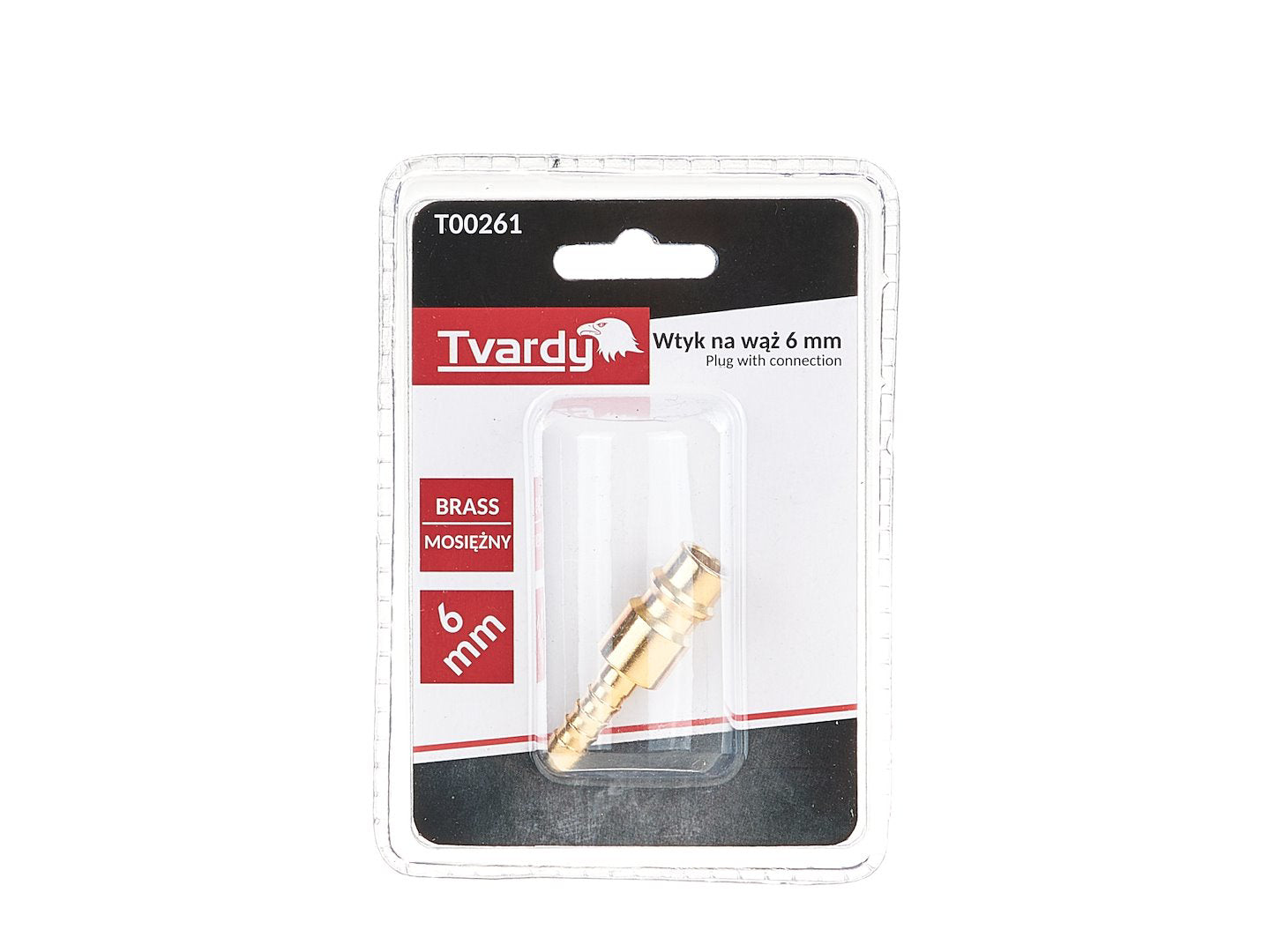 Adaptor alama pentru furtun pneumatic tip tata, 6 mm, Tvardy T00261