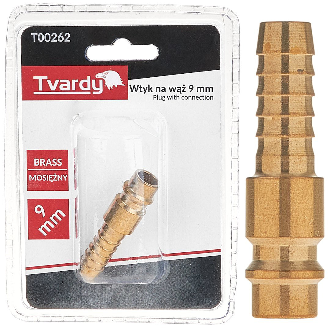 Adaptor alama pentru furtun pneumatic tip tata, 9 mm, Tvardy T00262