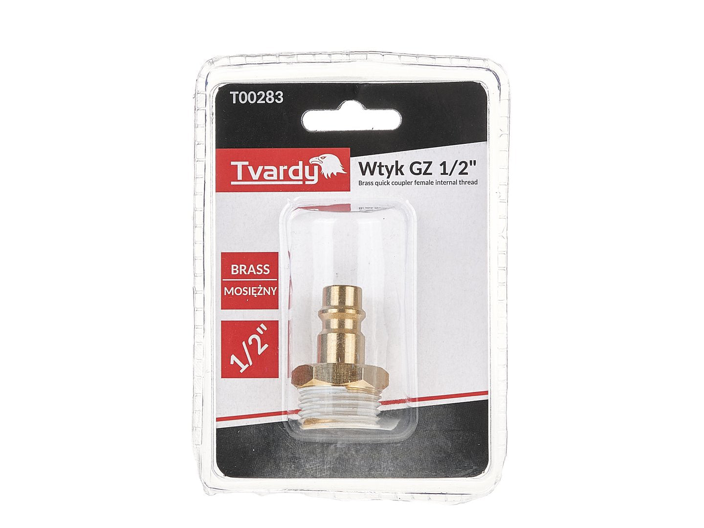 Conector rapid din alama tip tata, filet interior 1 / 2", Tvardy T00283