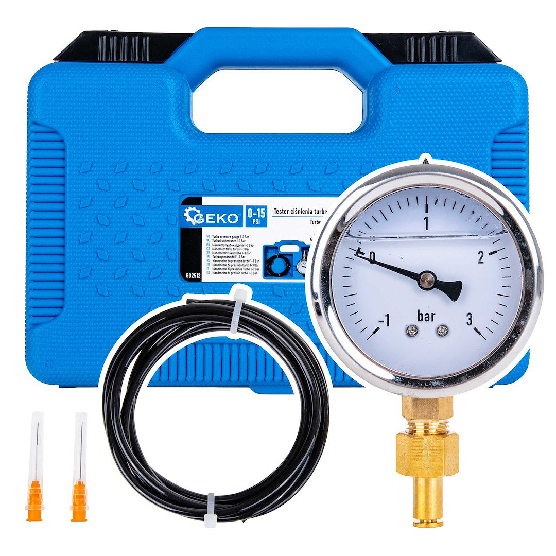 Tester presiune turbocompresor, 1-3 bar, Geko G02512