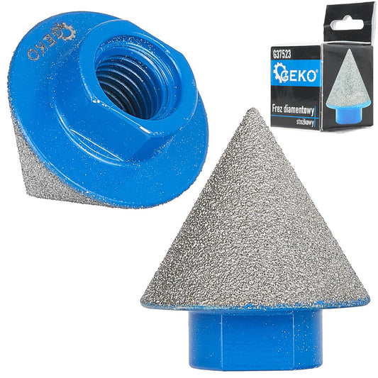 Freza conica diamantata, prindere M14, 2-38 mm, Geko G37523