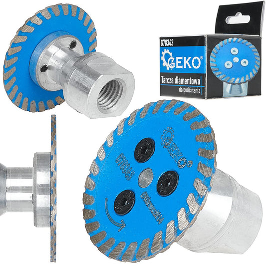 Disc diamantat pentru taiere si gravare, prindere M14, 50 mm, Geko G78343