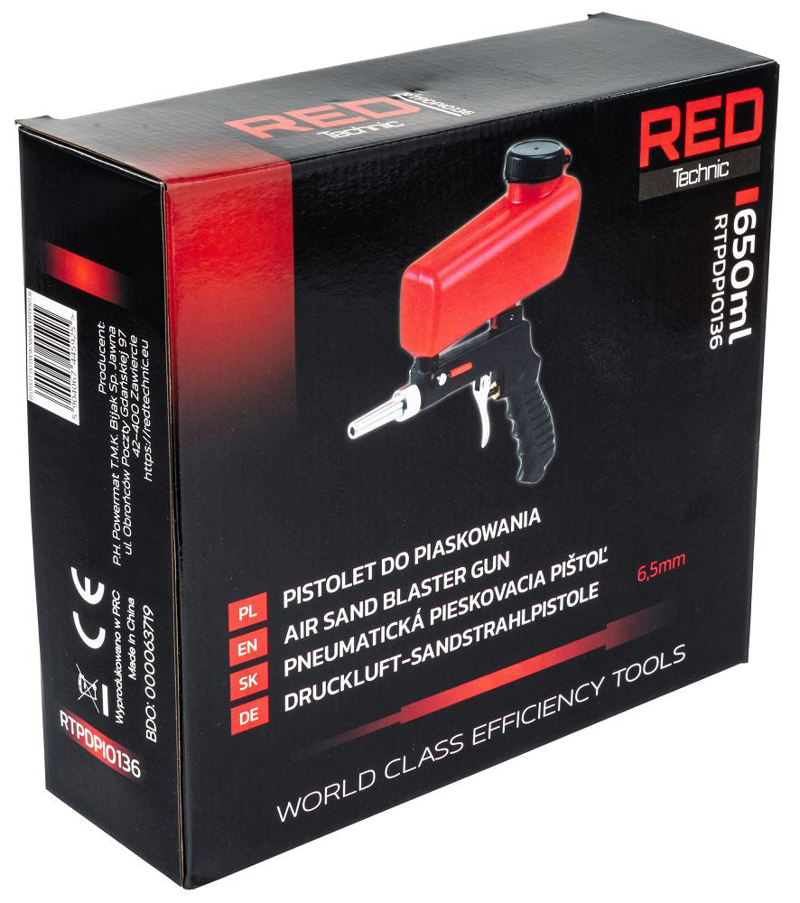 Pistol de sablat, 8 bar, Red Technic RTPDPI0136