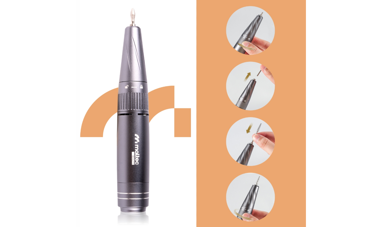 Set freza pentru unghii, MalTec 112097