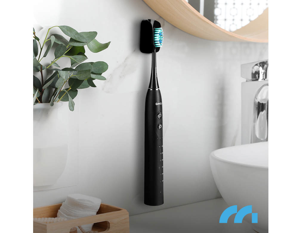 Set periuta de dinti  SONIC PixieDent ONYX, 6 capete rezerva, MalTec 111927