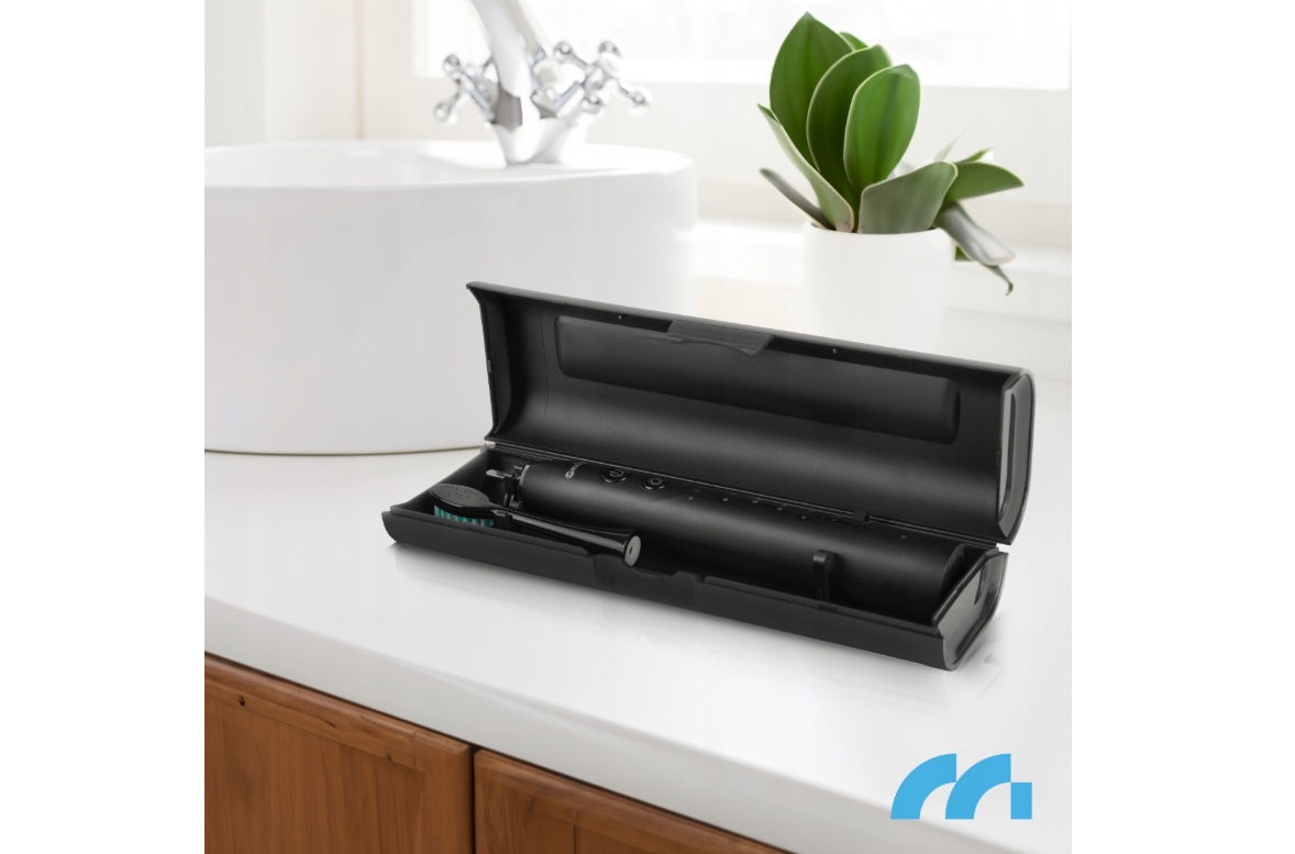 Set periuta de dinti  SONIC PixieDent ONYX, 6 capete rezerva, MalTec 111927