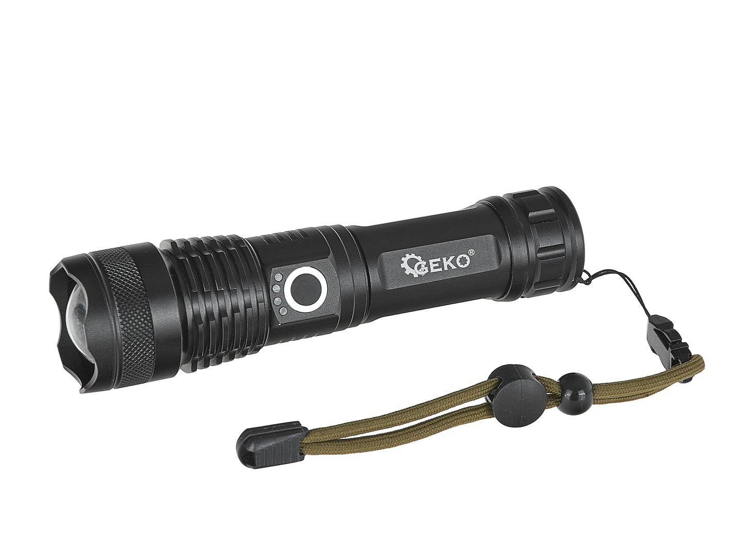 Lanterna LED tactila XHP50, 15 W, 1800 mAh, 1500 lm, IPX8, Geko G15122