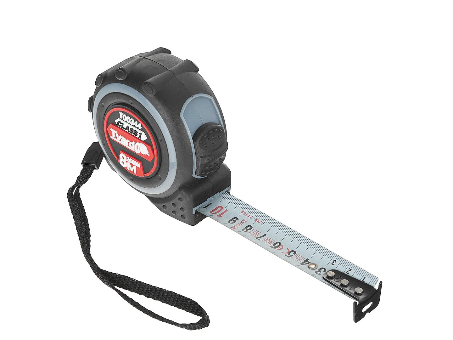 Ruleta cu 2 fete, 8 m x 25 mm, clasa I, Tvardy T00344