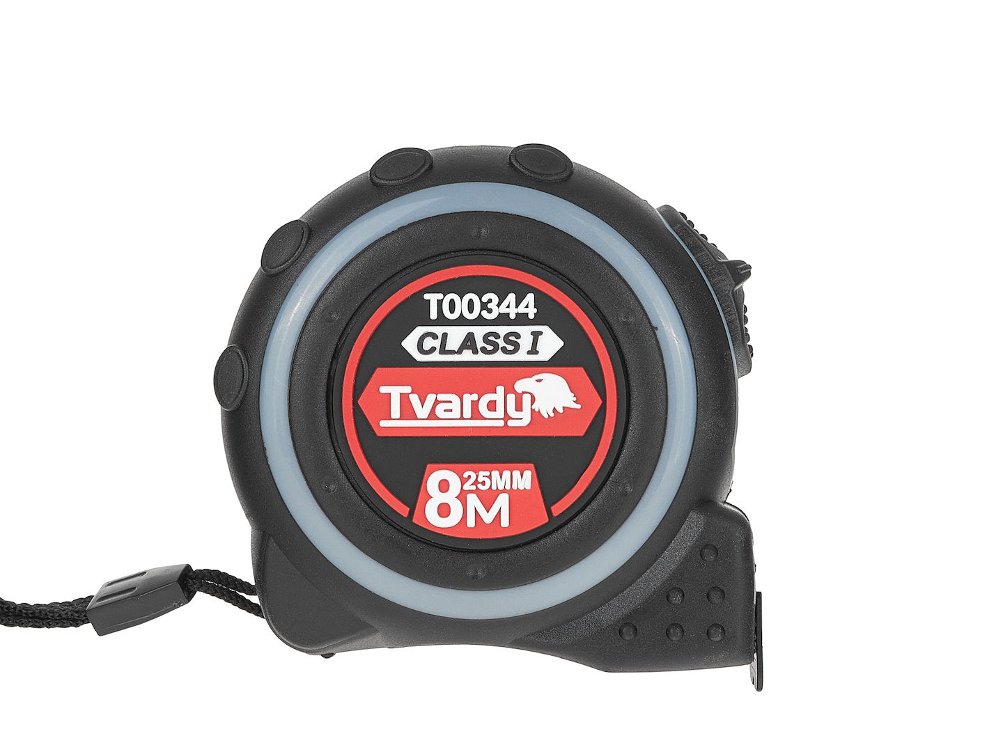 Ruleta cu 2 fete, 8 m x 25 mm, clasa I, Tvardy T00344