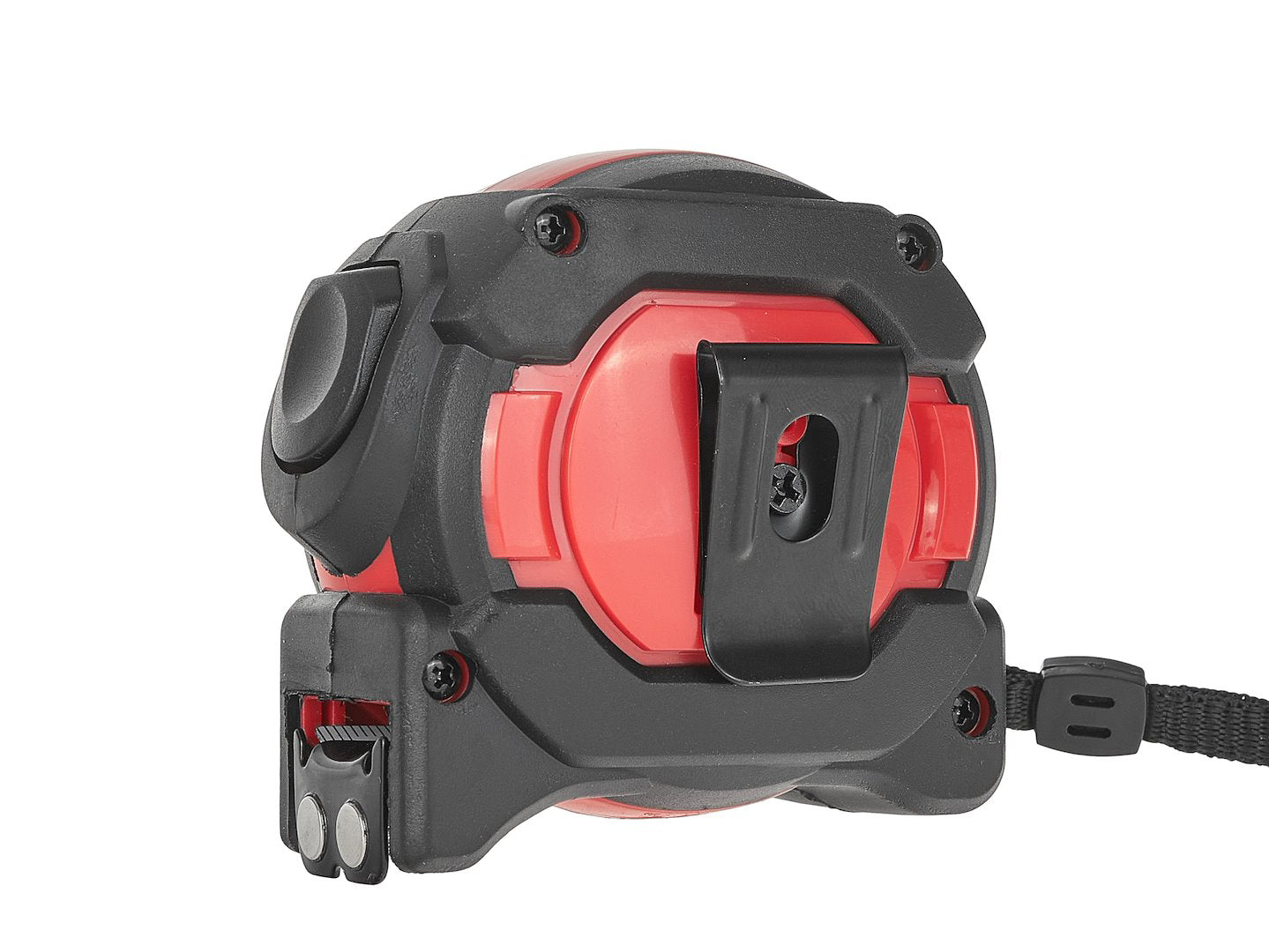 Ruleta cu 2 fete cu magnet, oprire automata, 5 m x 25 mm, Tvardy T00348